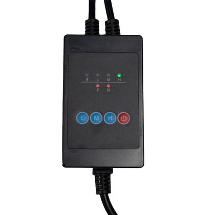 Couverture chauffante KOOROOM HEATGRIP AV+AR BOITIER+APPLICATION Universel - Noir