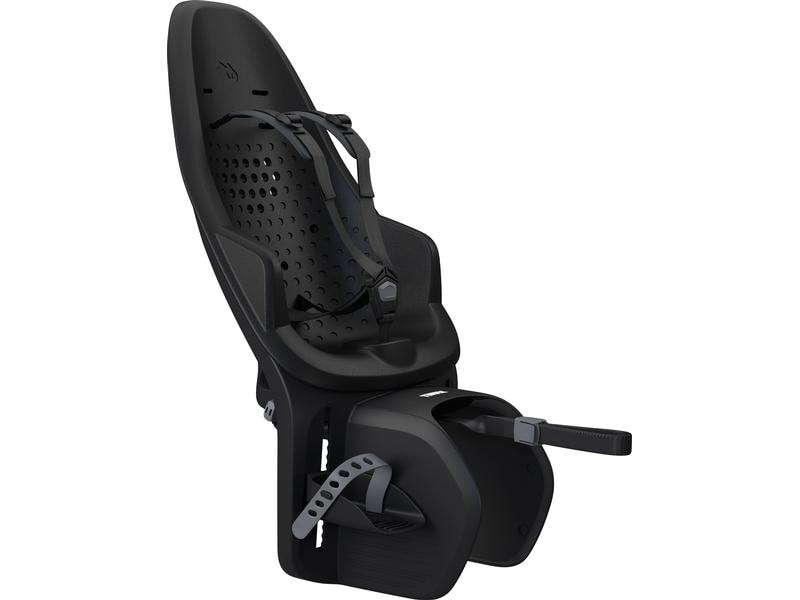 Thule Fahrradkindersitz Yepp 2 Maxi (GT) Black Velo-Kindersitz zur Gepäckträgermontage