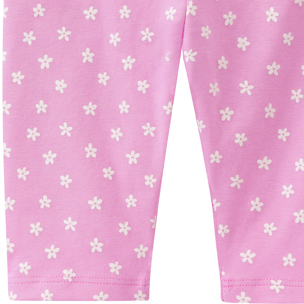 Topomini Baby Capri-Leggings mit Allover-Print rosa / weiss