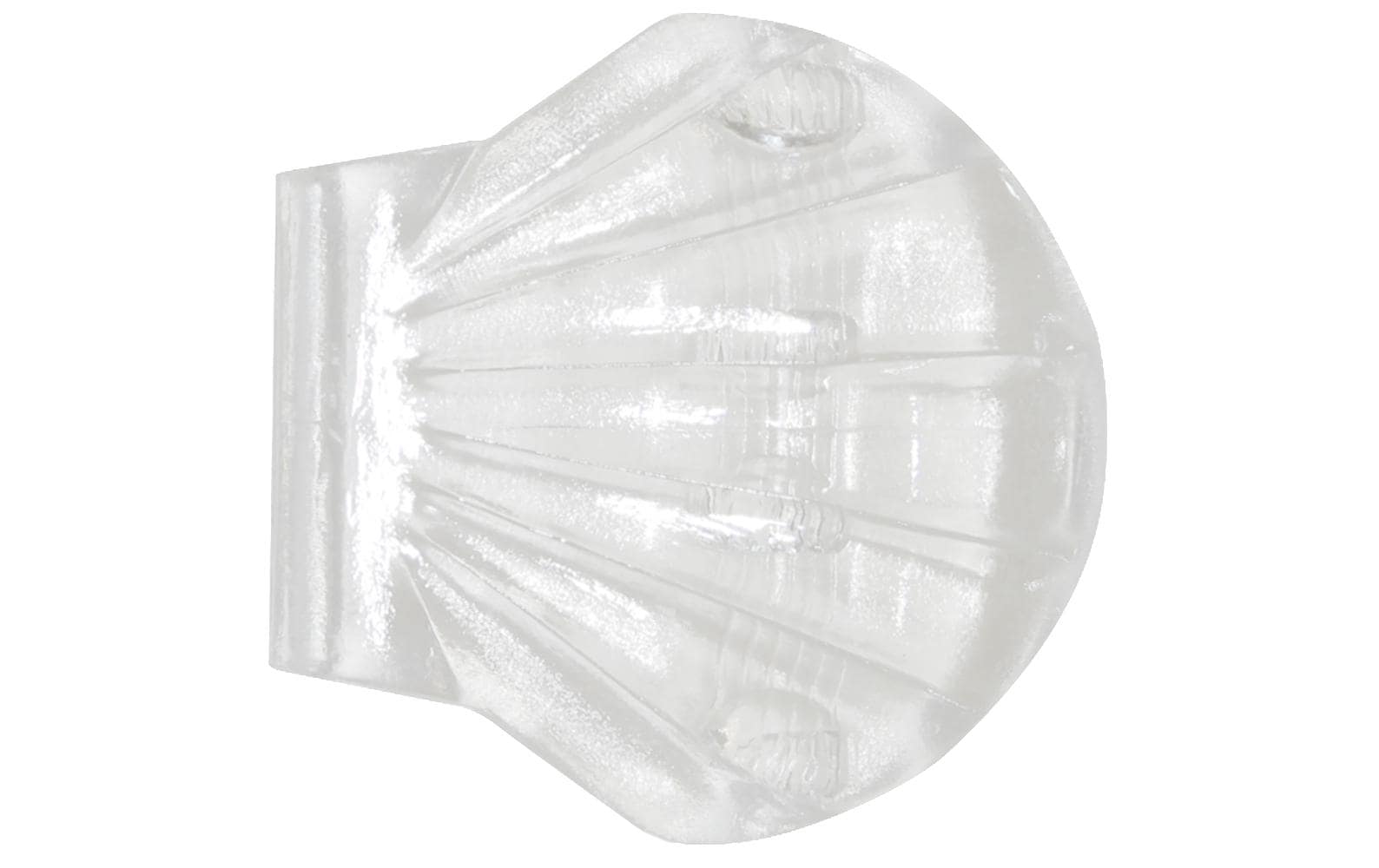 Duschvorhanghaken Shell-Clip, Chrystal VorhangklammerWandfixierung für Duschvorhang