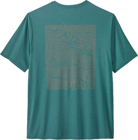 CAP COOL Herren-Kurzarmshirt  strataspire: wetland blue x-dye  L