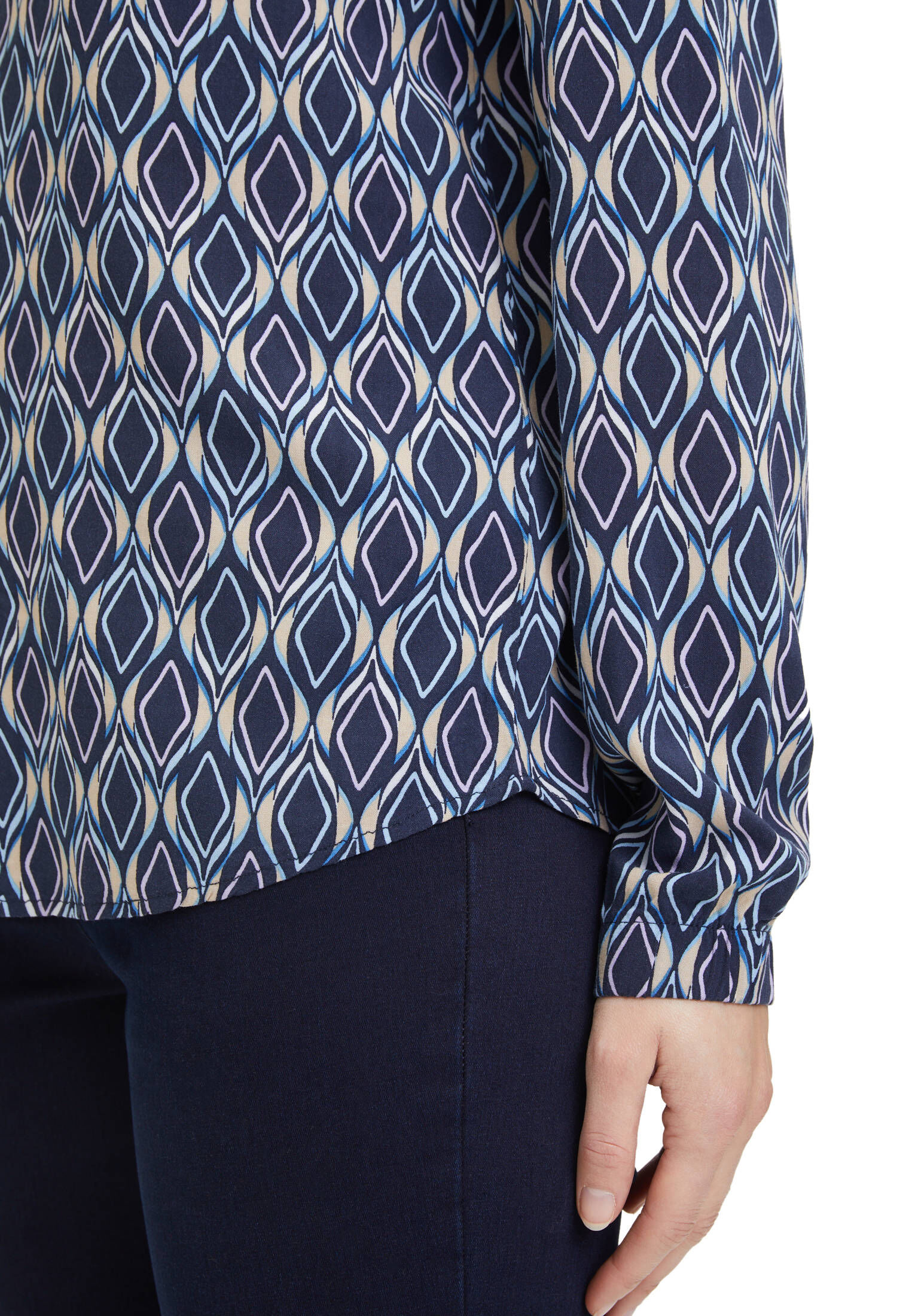 Betty Barclay| Damen Schlupfbluse mit Stehkragen