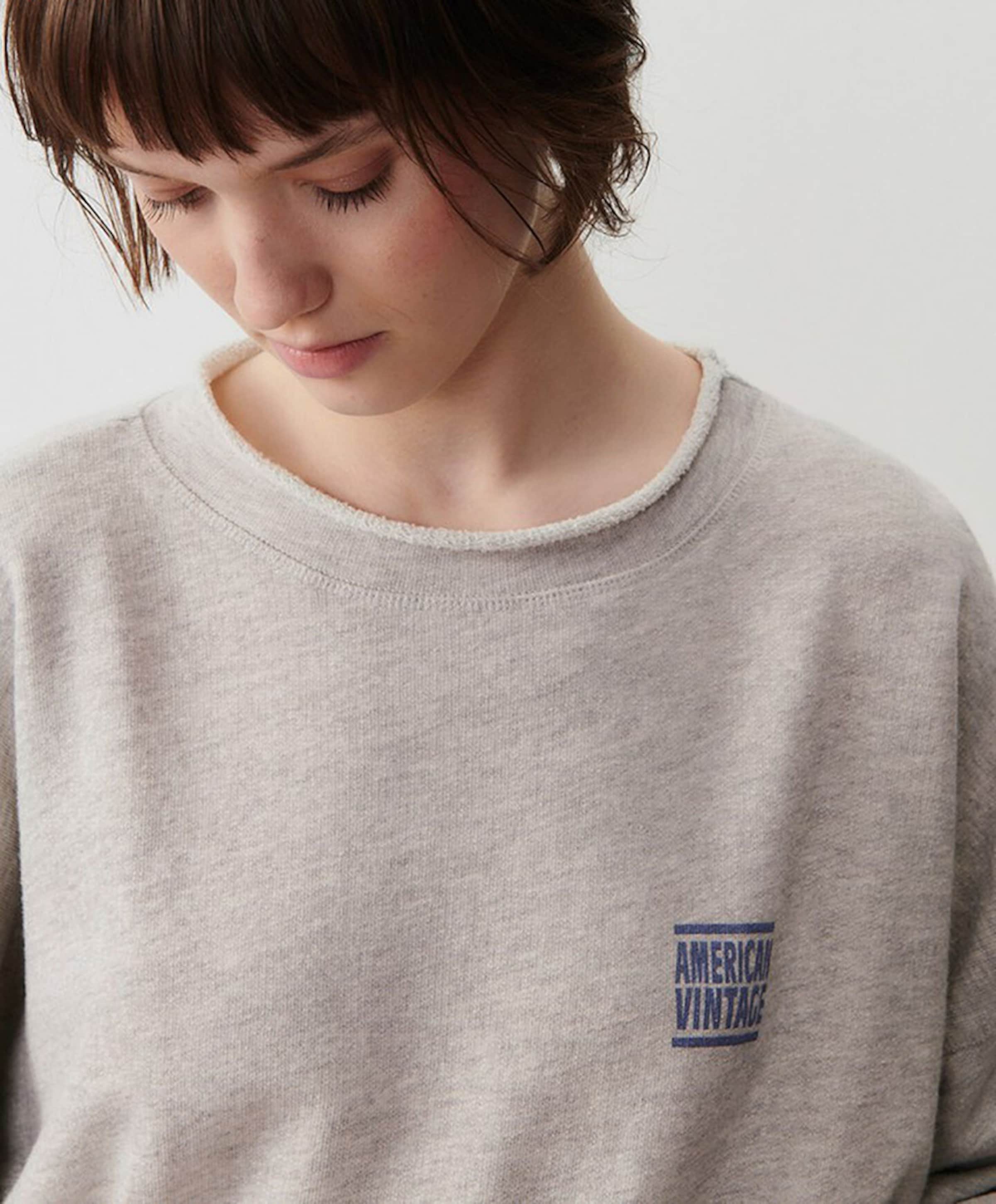 American Vintage Dames sweater grijs