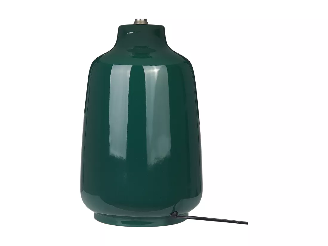 Lampe à poser CARETA Céramique Vert foncé