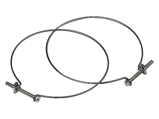Collier Aldes Ø 100 mm pour raccord conduit souple, lot de 2