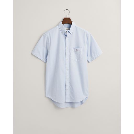 GANT Regular Fit Oxford Skjorte, Light Blue, L