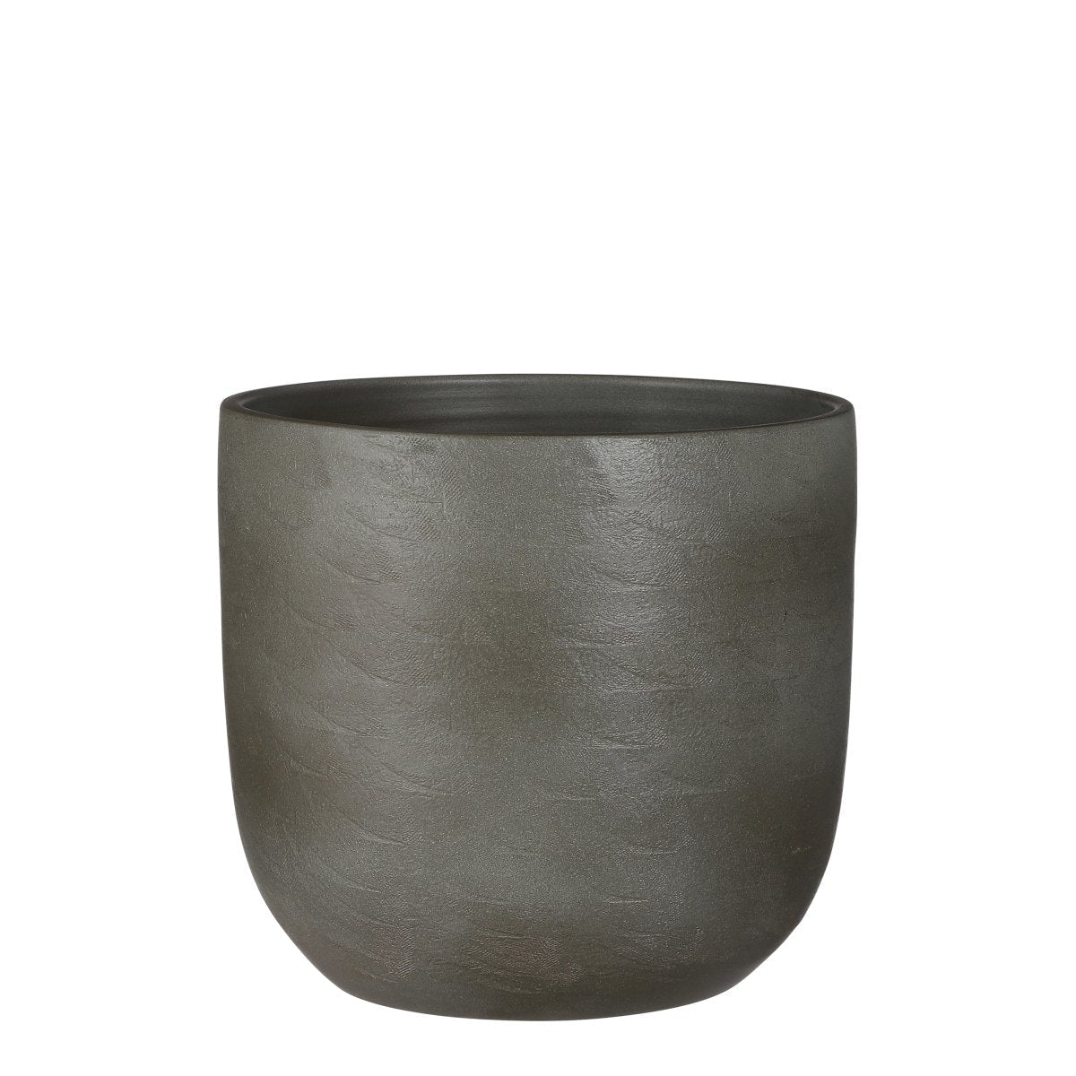 Mica decorations pot de fleur nora - 30x30x27 cm - terre cuite - vert