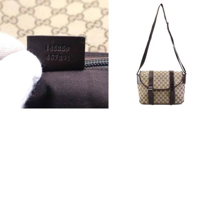 Gucci Vintage Gucci Crossbody Bag Brown