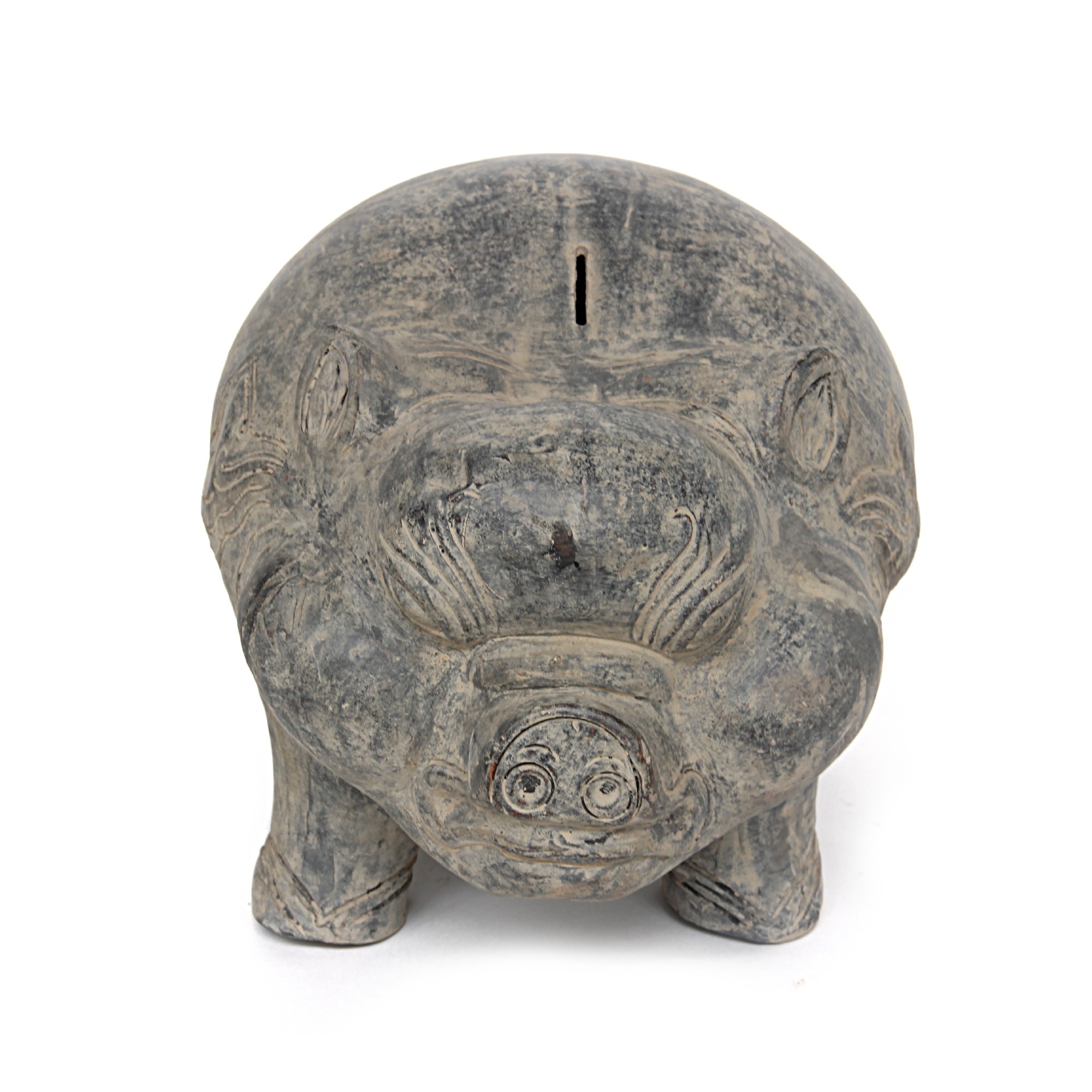 Sparschwein aus Terrakotta, T 51 cm, B 39 cm , H 35 cm von fischer's lagerhaus