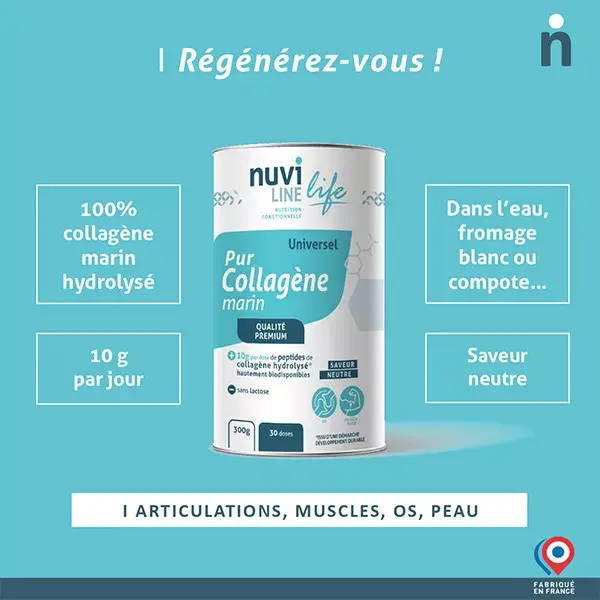 Nuviline Collagène Marin Pur Universel Neutre 300g