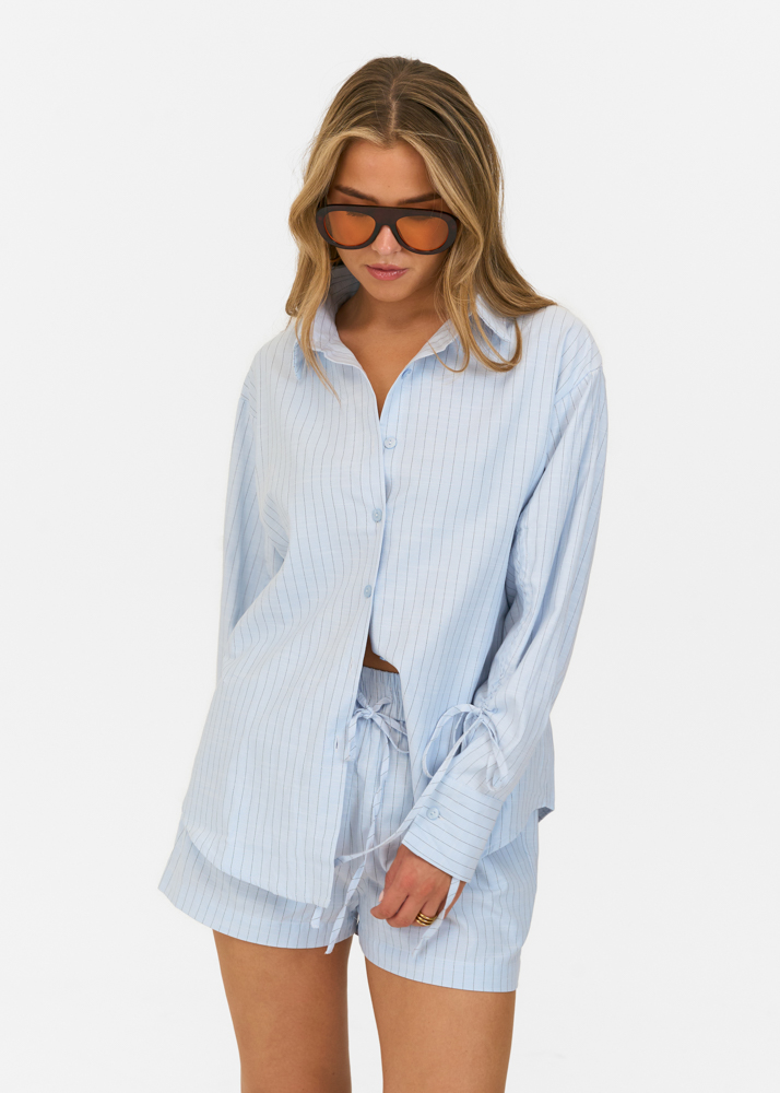 Melina blouse lichtblauw