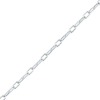 Chaîne maille longue Diall ø4 mm, vendue au mètre linéaire