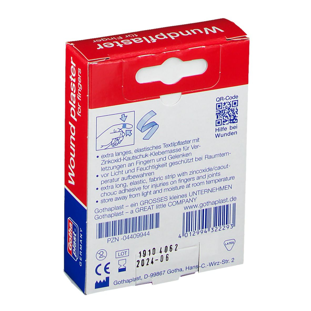 Gothaplast Fingerverband 2 cm x 12 cm