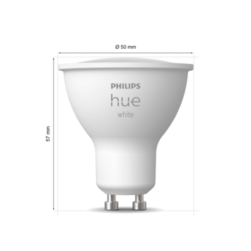 Philips Hue White GU10 5,2W losse lamp