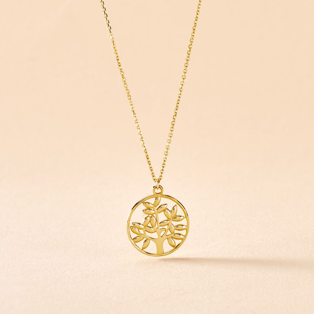 Collier Dahlila Or Jaune