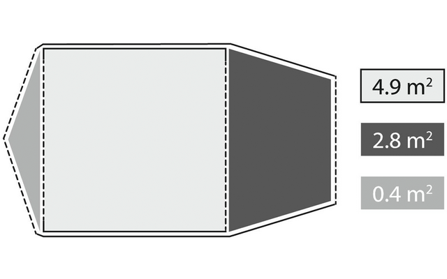 Robens Lago Flex 4 Kuppelzelt für 4 Personen