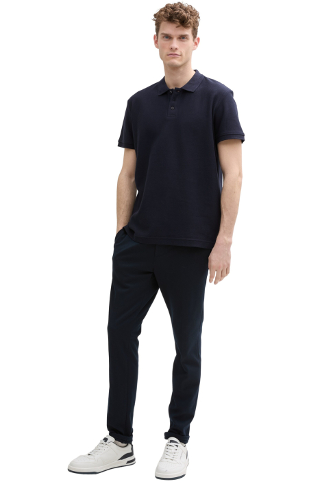 Tom Tailor blauwe heren polo