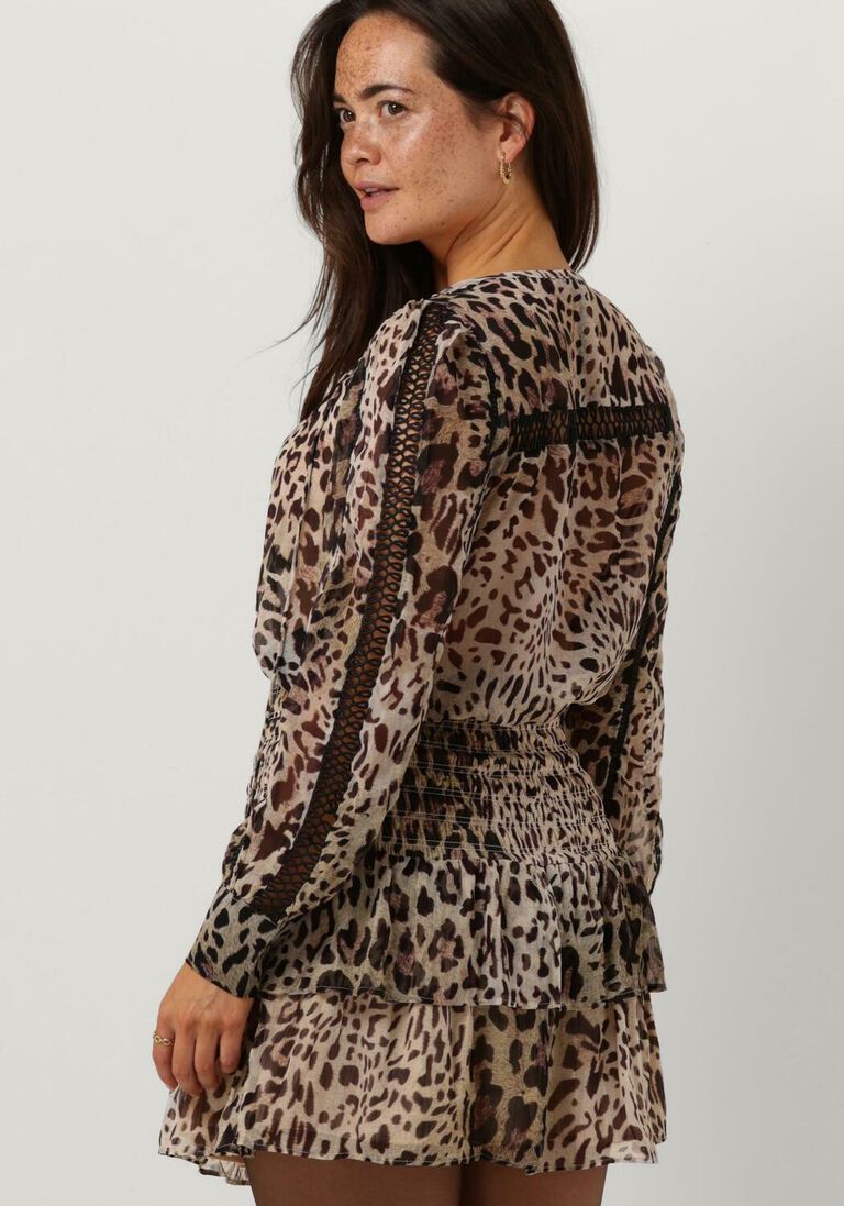 GUESS beige guess blouse ls brigida top