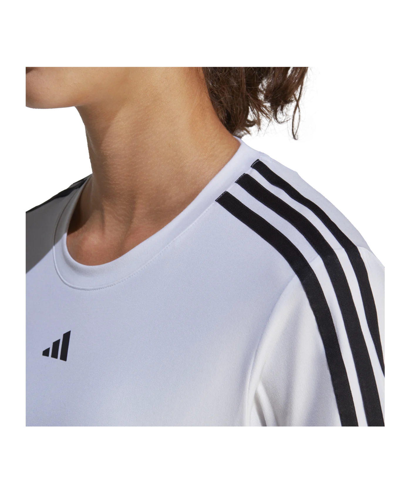 adidas AEROREADY Train Essentials 3-Stripes Tee White