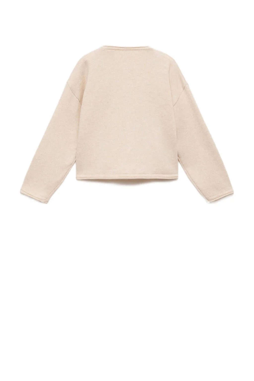 Mango Kids vest ecru fijn gebreid