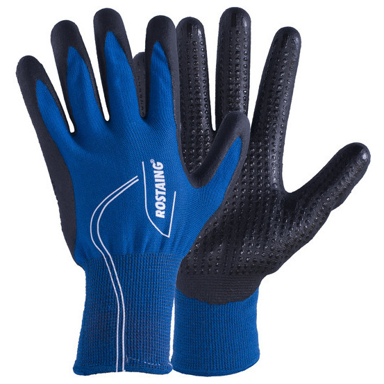 Gant demi-saisonenduit nitrile paume + picot 4/4 T10