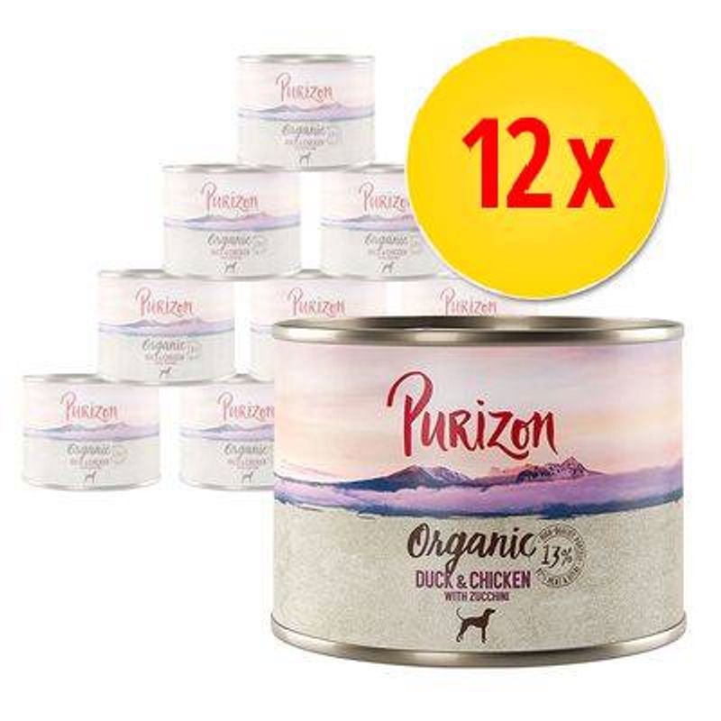 Lot économique Purizon Organic Bio 12 x 200 g