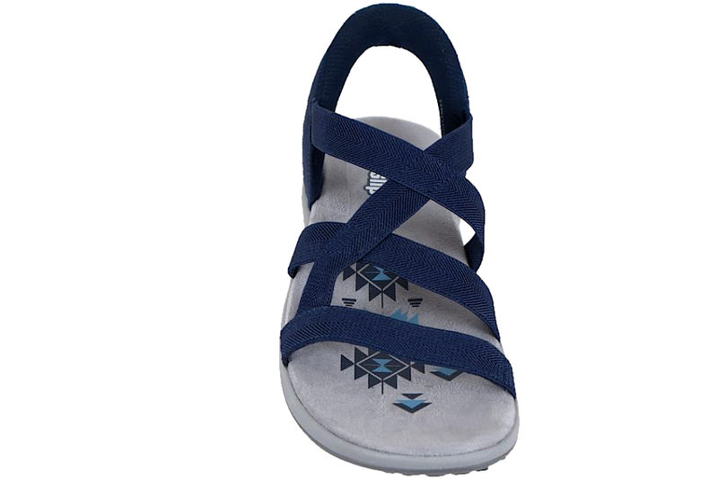 SKECHERS RAGGAE SLIM STRETCH FLEX NAVY BLUE SANDAL