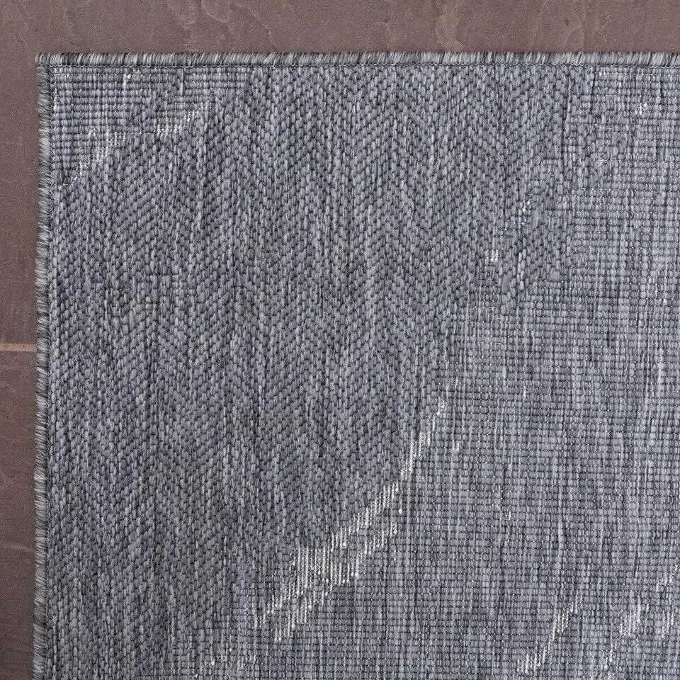 Eva Interior Buitenkleed Marble grijs/wit - 230 x 160 cm