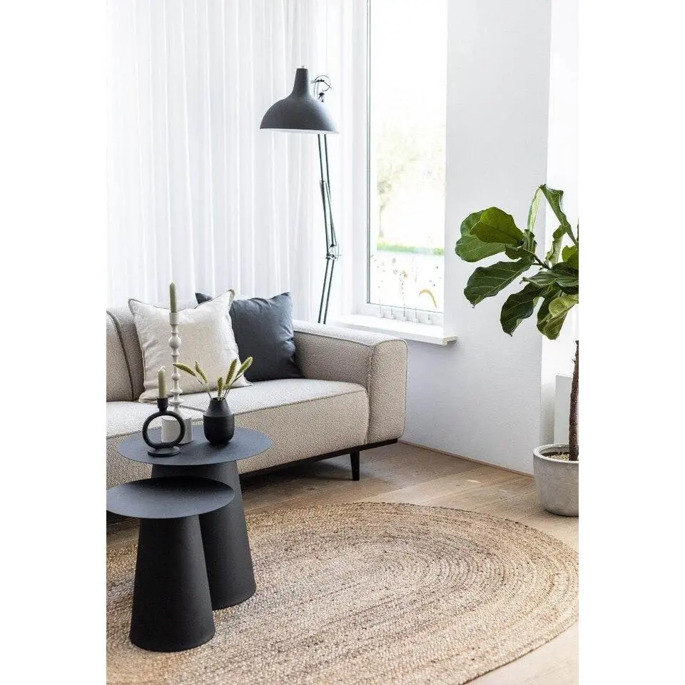 EVA Interior vloerkleed ovaal jute - naturel - 200 x 300 cm