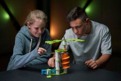 Geomag Mechanics Gravity  Vertikalt Kulebanesystem 183 Brikker