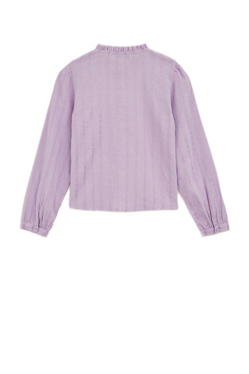 WE Fashion gestreepte blouse lila