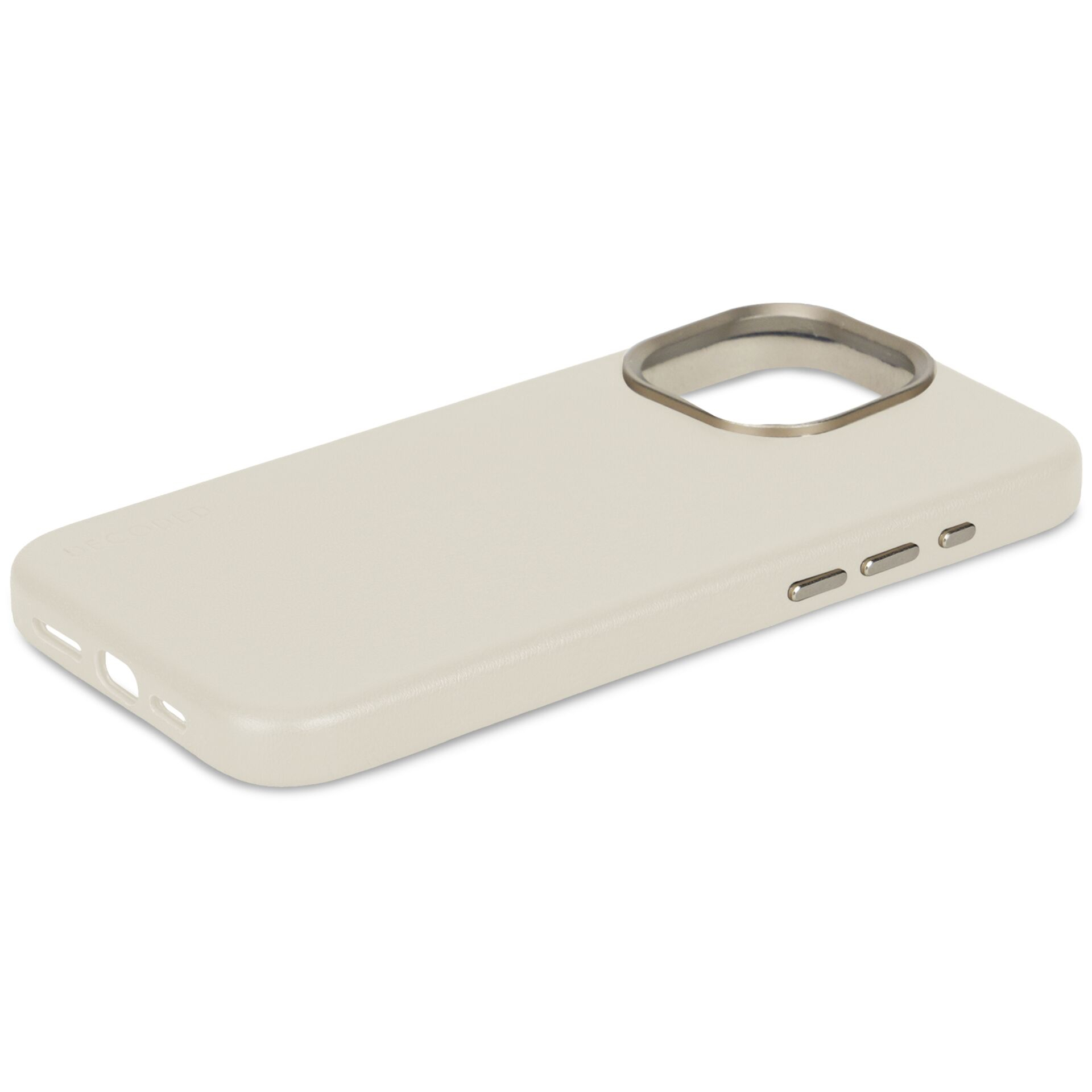 iPhone 15 Pro Max MagSafe Echtleder Hülle (D24IPO15PMBC1CY) - Beige