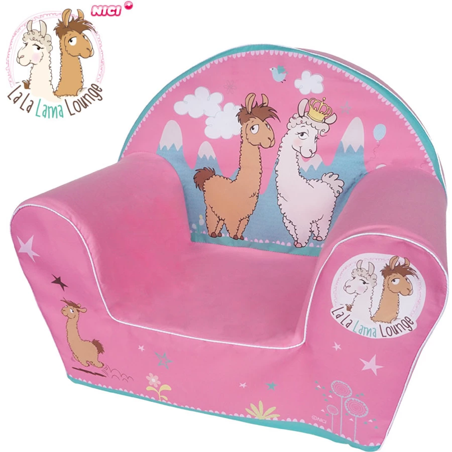 knorr toys® Kindersessel NICI La-La-Lama Lounge rosa