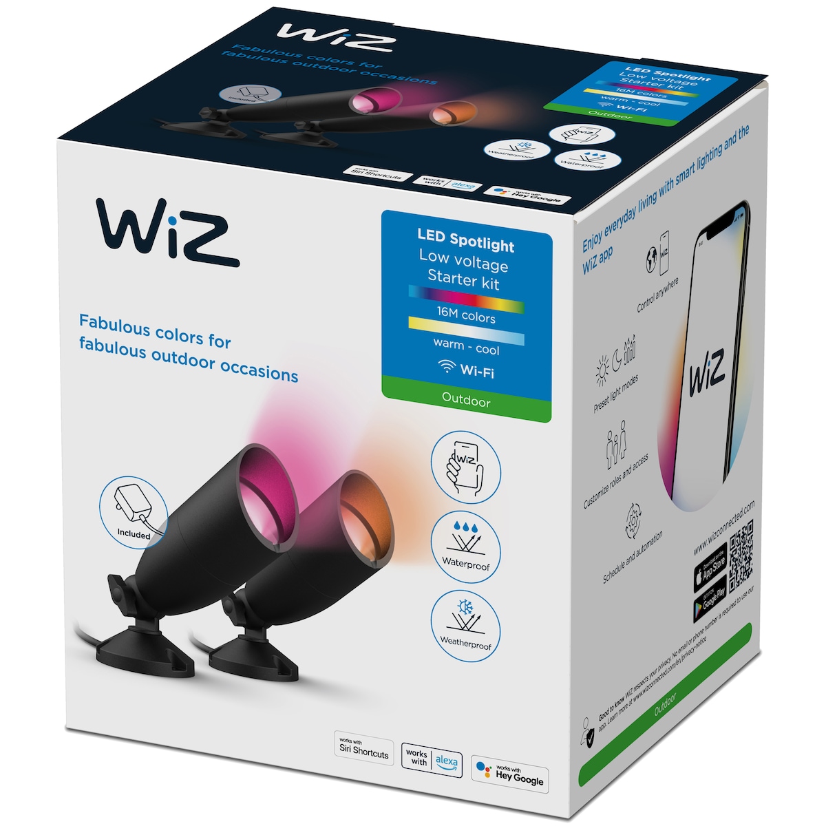 WiZ Connected startsett 4W IP65