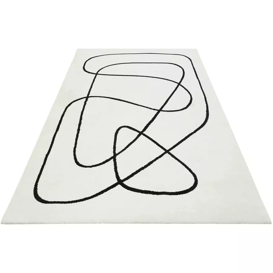 Esprit Kurzflorteppich Artist weiß