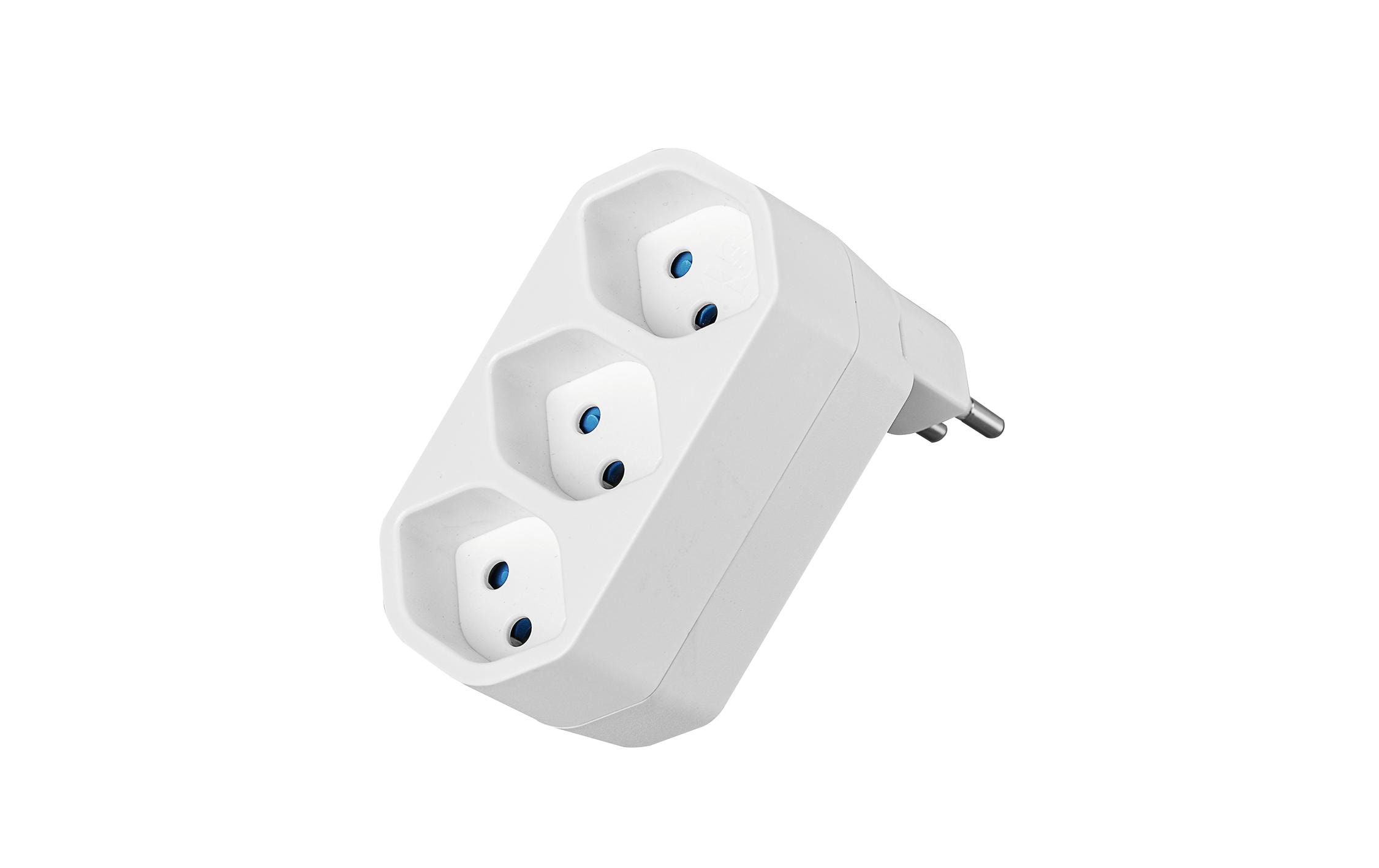 Manta Mehrfachadapter 3xT13 drehbar 3Mehrfachadapter LINE 3xT13 drehbar 320° weiss
