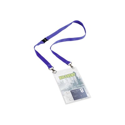 Durable - 10 Portes badge de nom avec cordon - A6