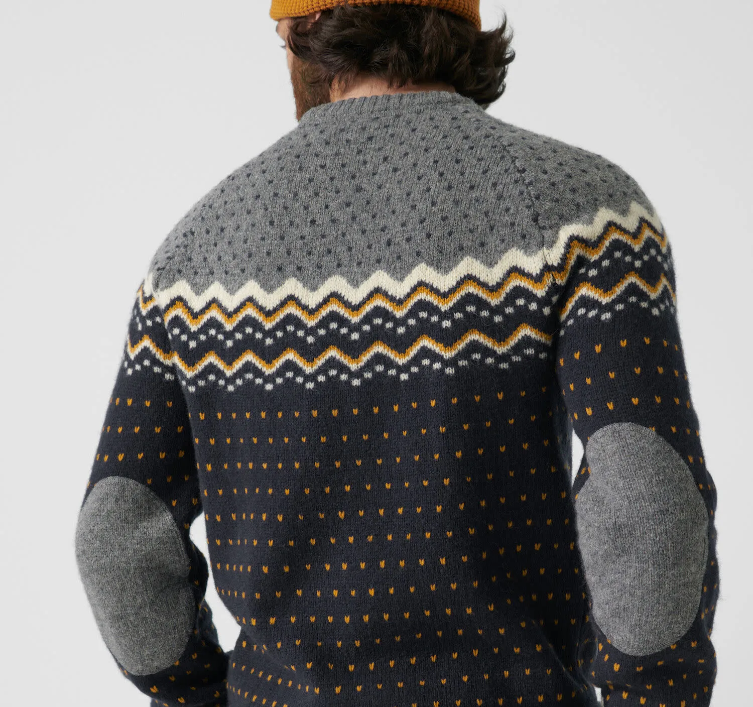 Fjällräven Men's Övik Knit Sweater Laurel Green/Deep Forest