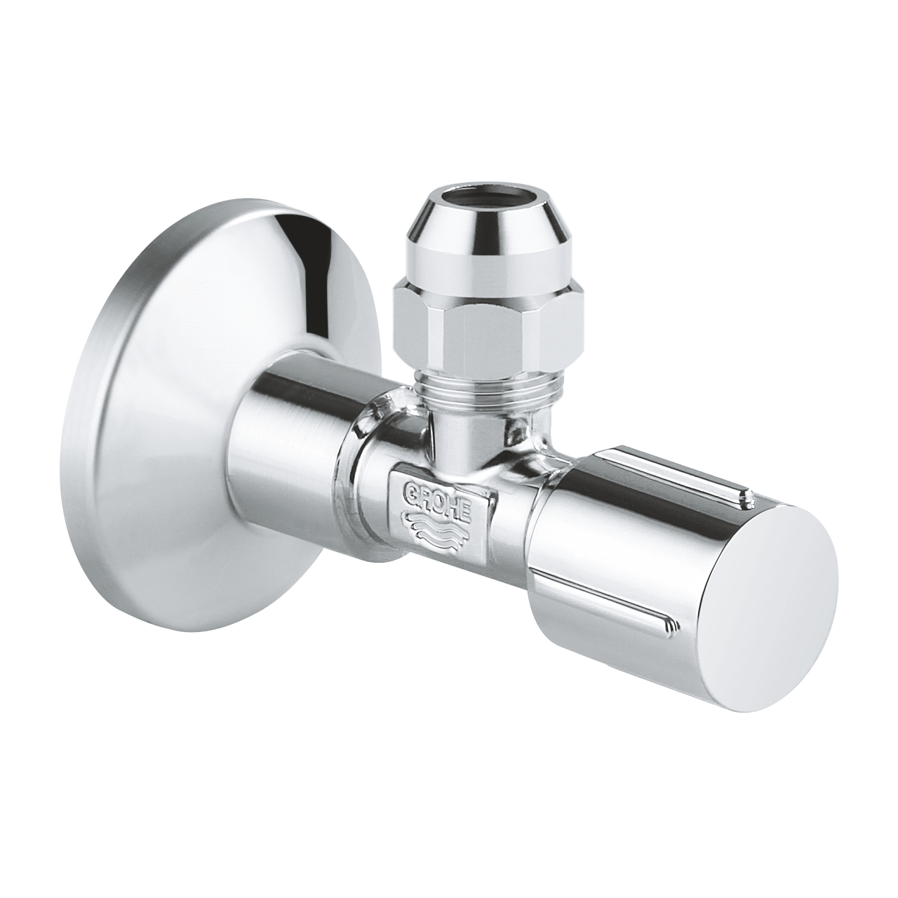 Grohe hoekstopkraan met teflon dichtingsring 1/2''x3/8'' chroom