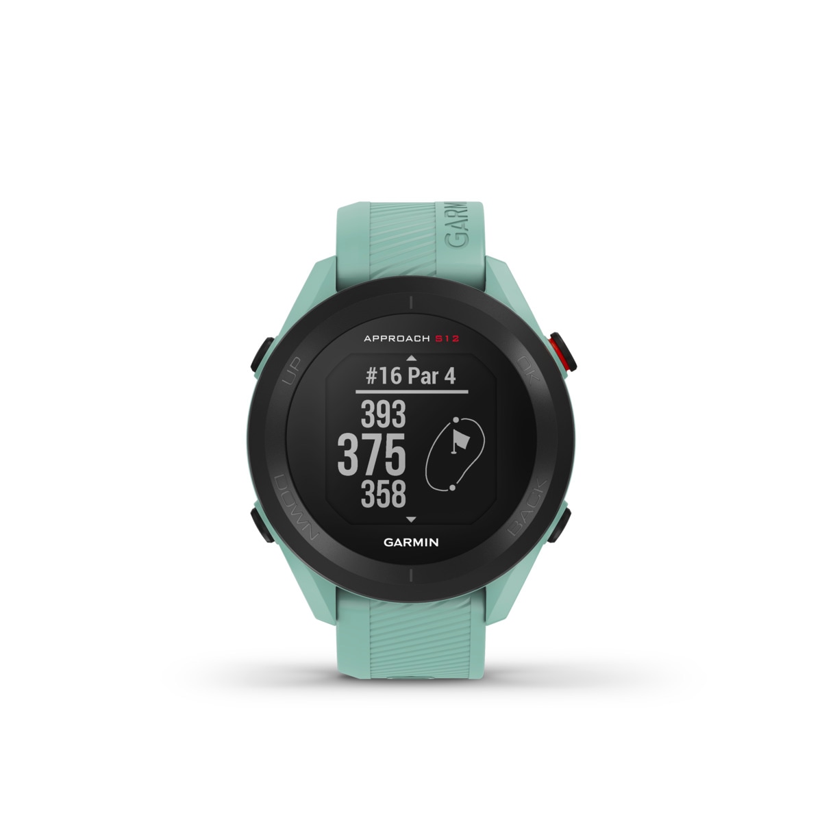Garmin Golf-Uhr Approach S12 Mintgrün/Schwarz
