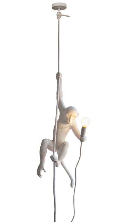 Seletti Monkey Ceiling hanglamp wit