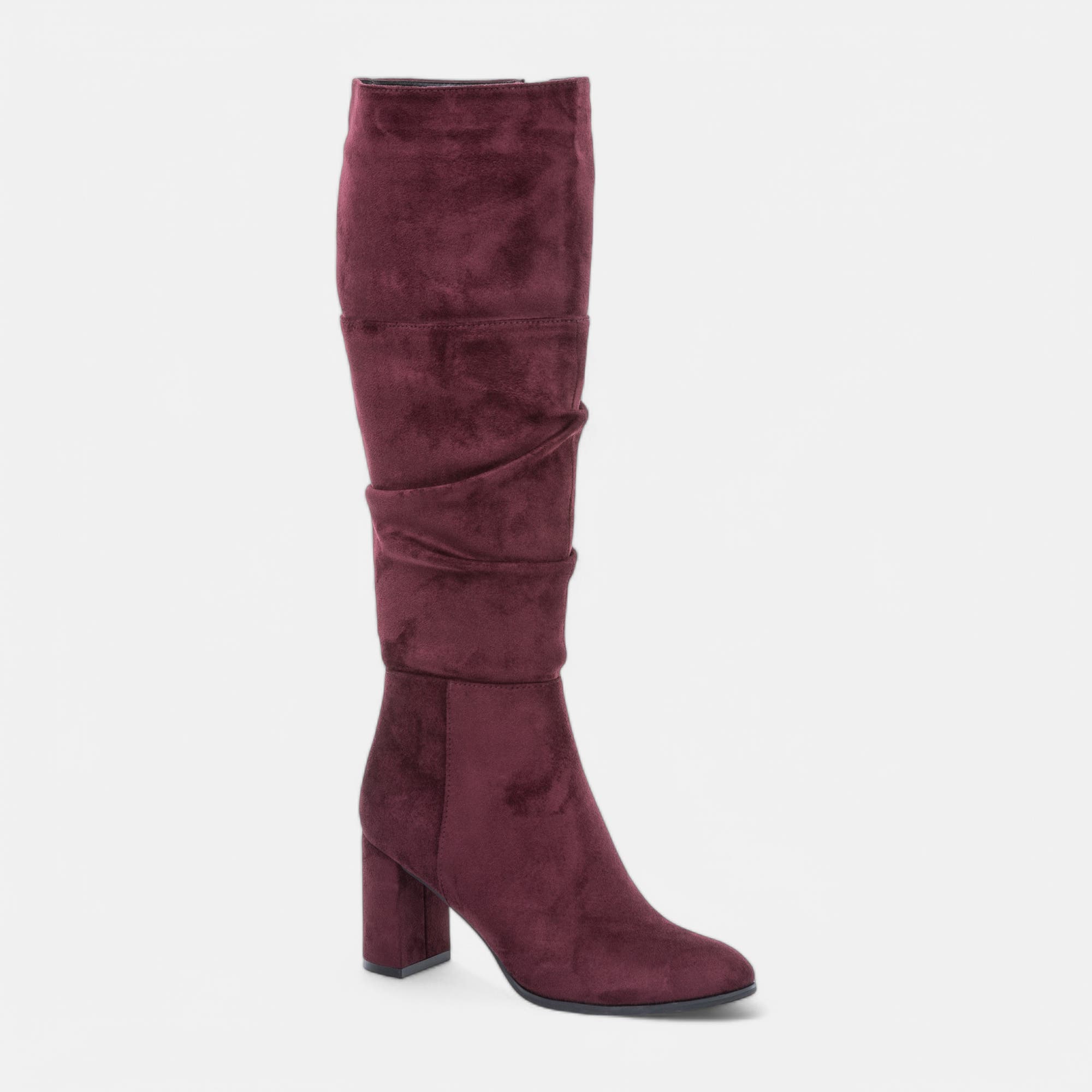 Bottes à talon Femme bordeaux