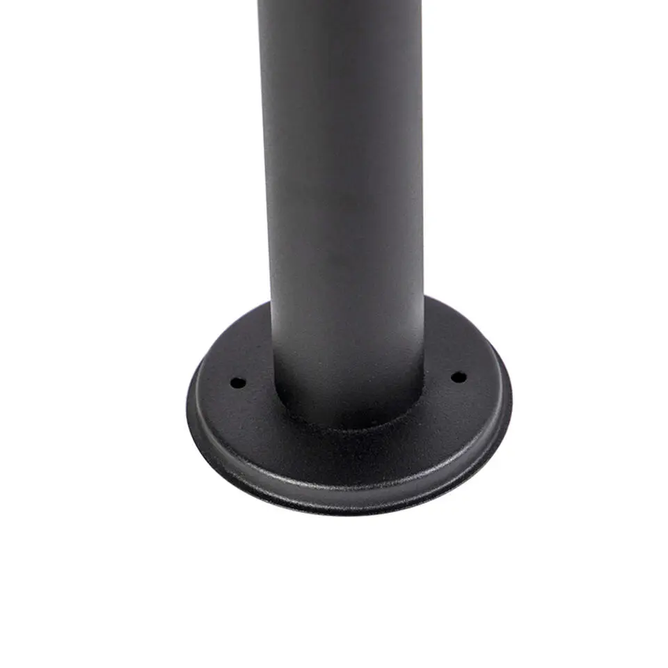 Qazqa staande buitenlampen gleam zwart e27