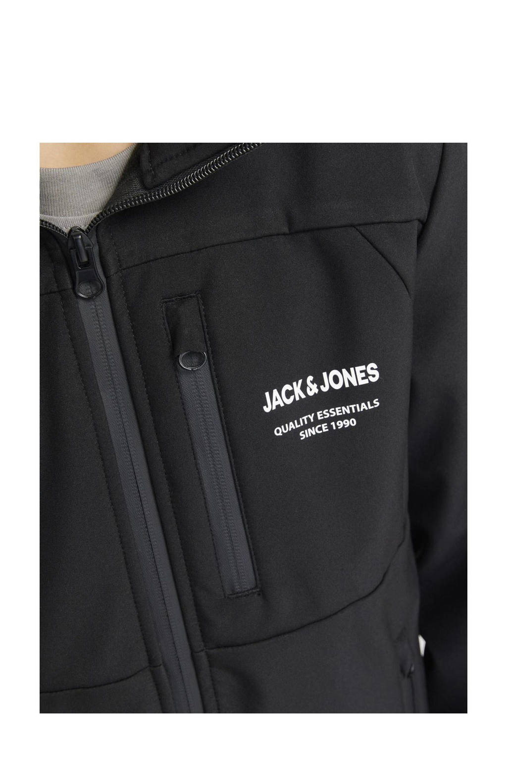 JACK & JONES softshell jas zwart