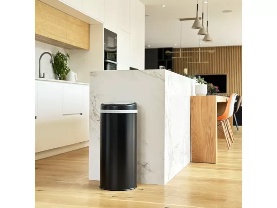 Poubelle de cuisine automatique SOHO Noir Acier inoxydable 42 L