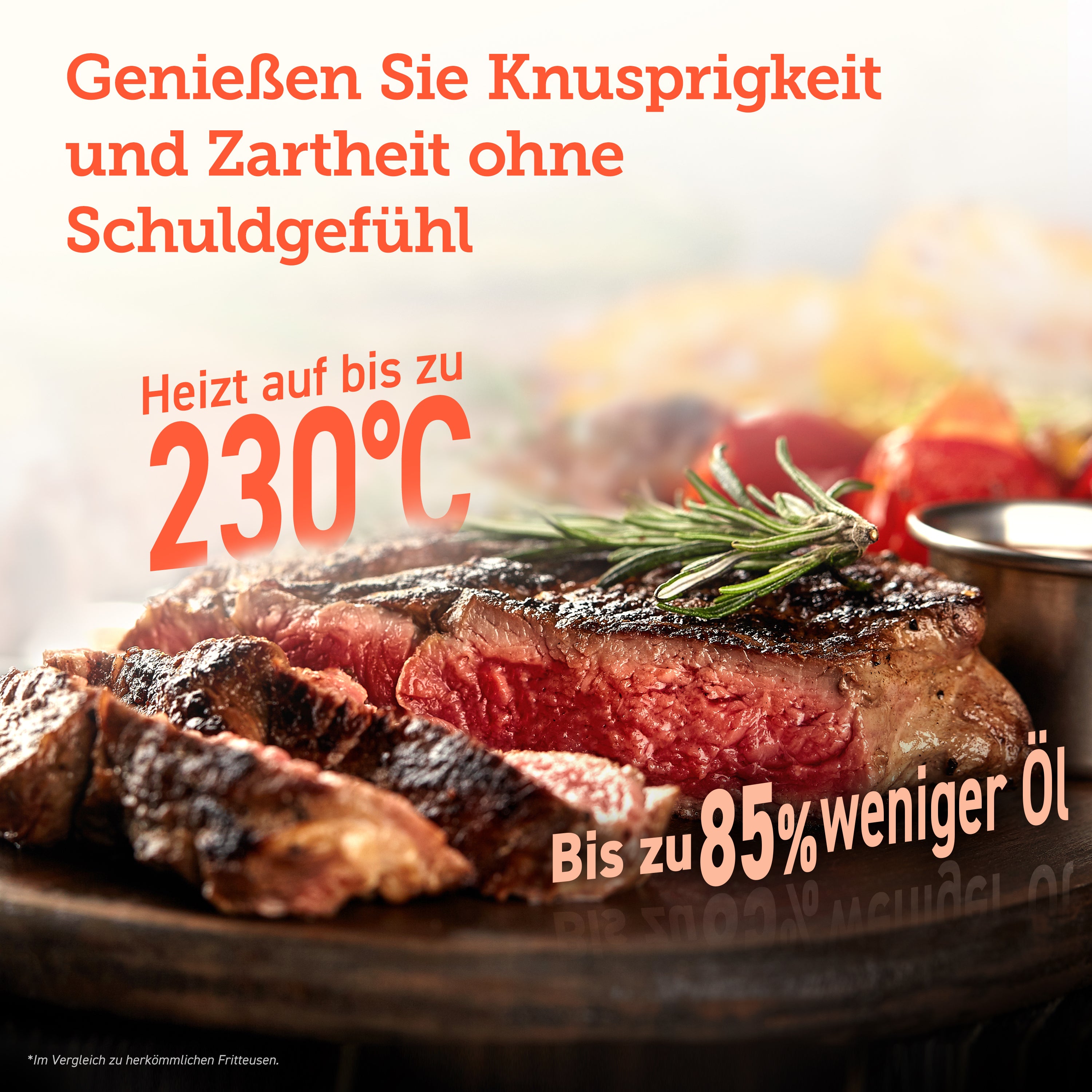 COSORI 4,7-Liter Heißluftfritteuse Dunkelgrau