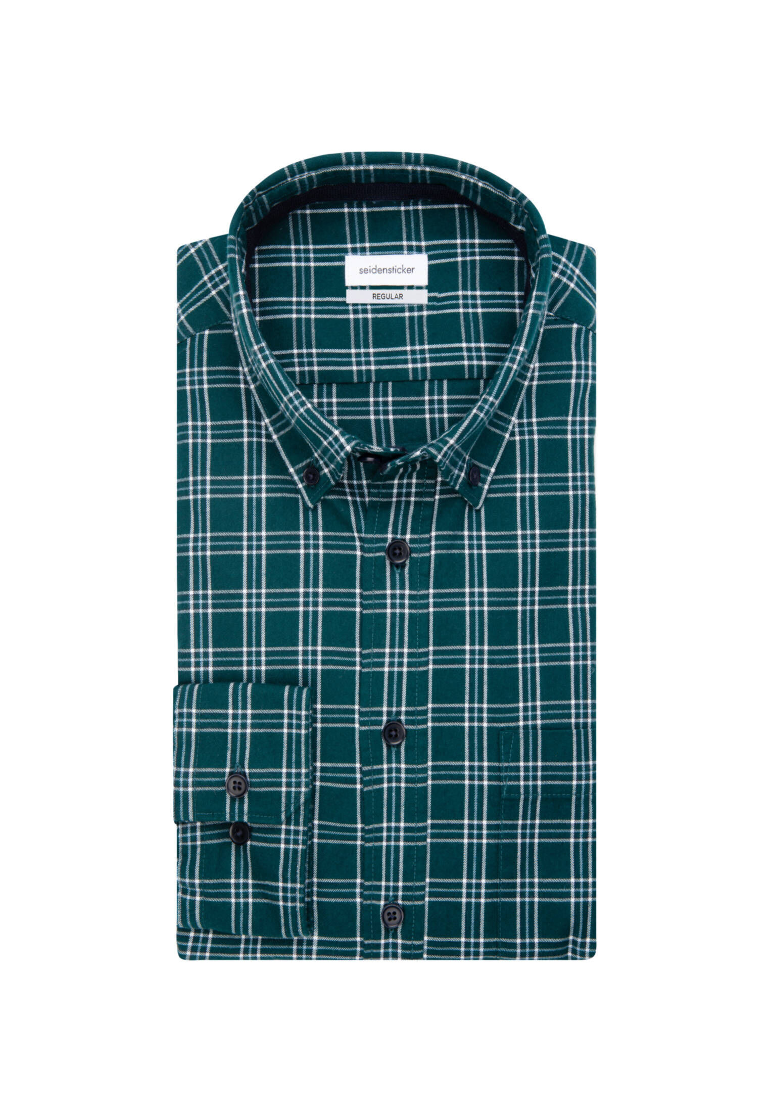 Seidensticker| Herren Casual Hemd Schwarze Rose