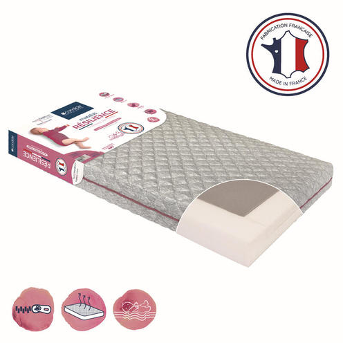 Matelas Résilience déhoussable 360° 70x140x11 cm - CANDIDE