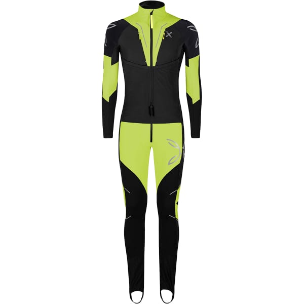 Combinaison ski de randonnée MONTURA SLICK 2 OVERALL GREEN LIME/BLACK