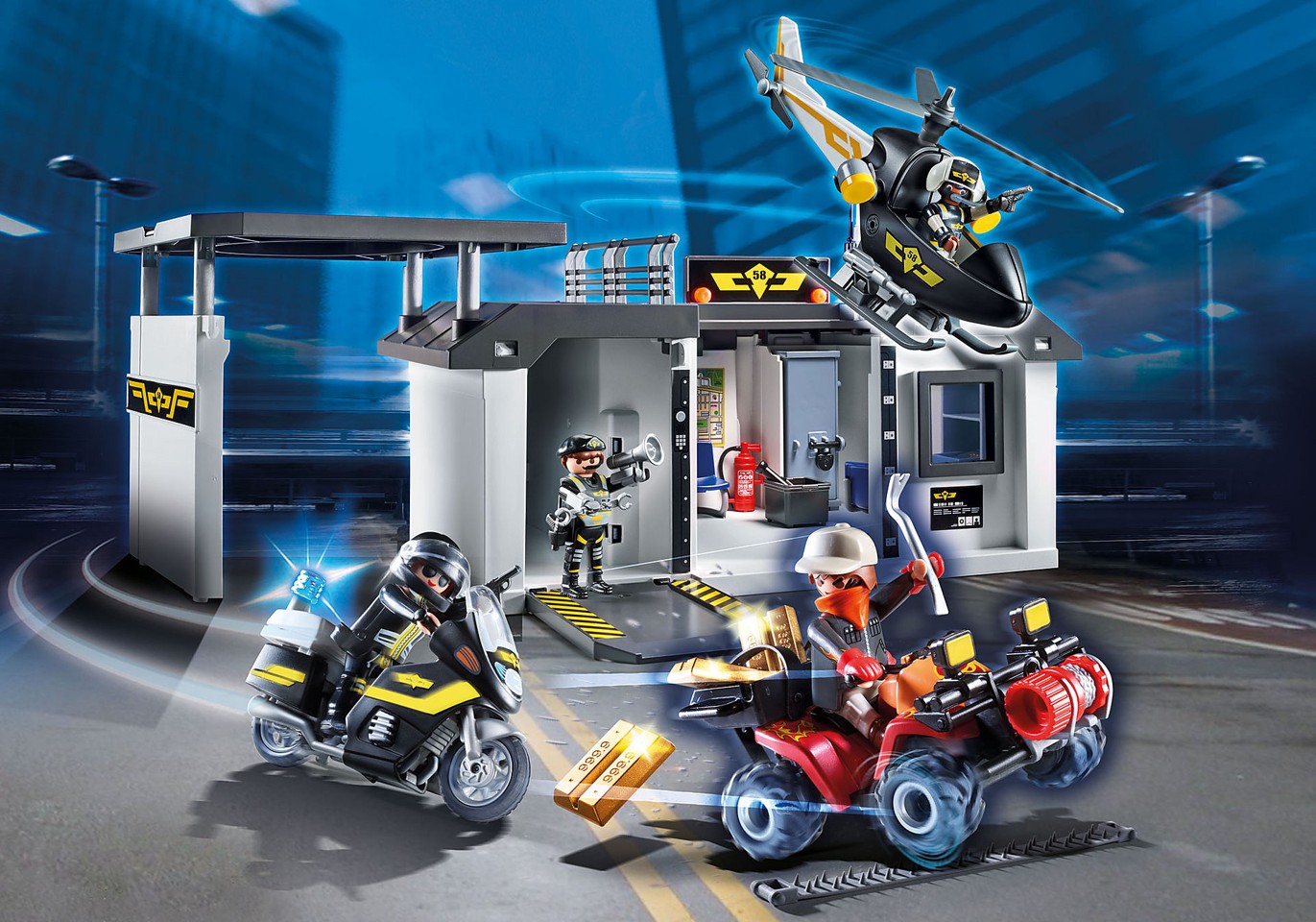 Playmobil - Take Along - Taktisk hovedkvarter(70338)